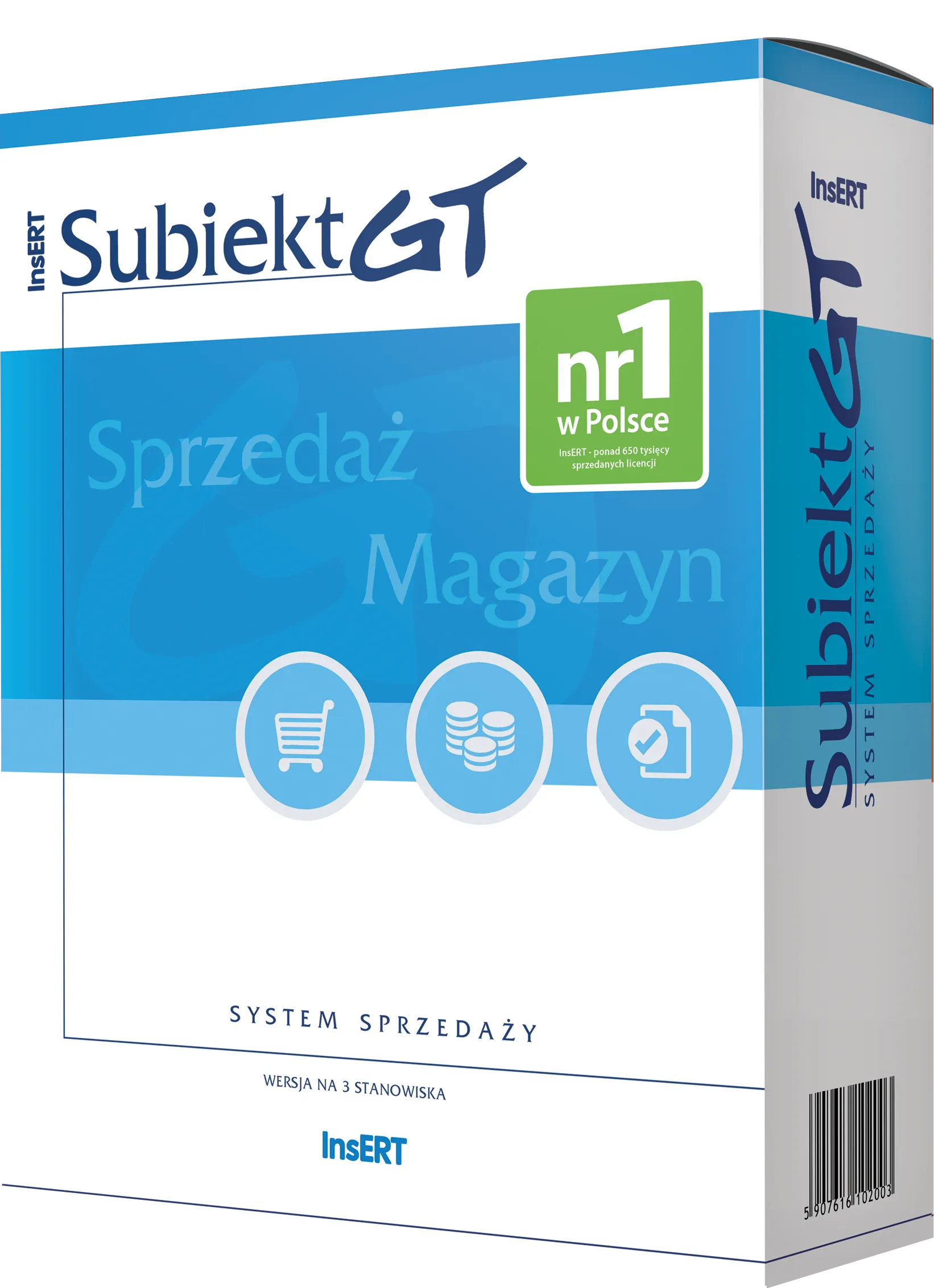 Pudełko programu Subiekt GT.